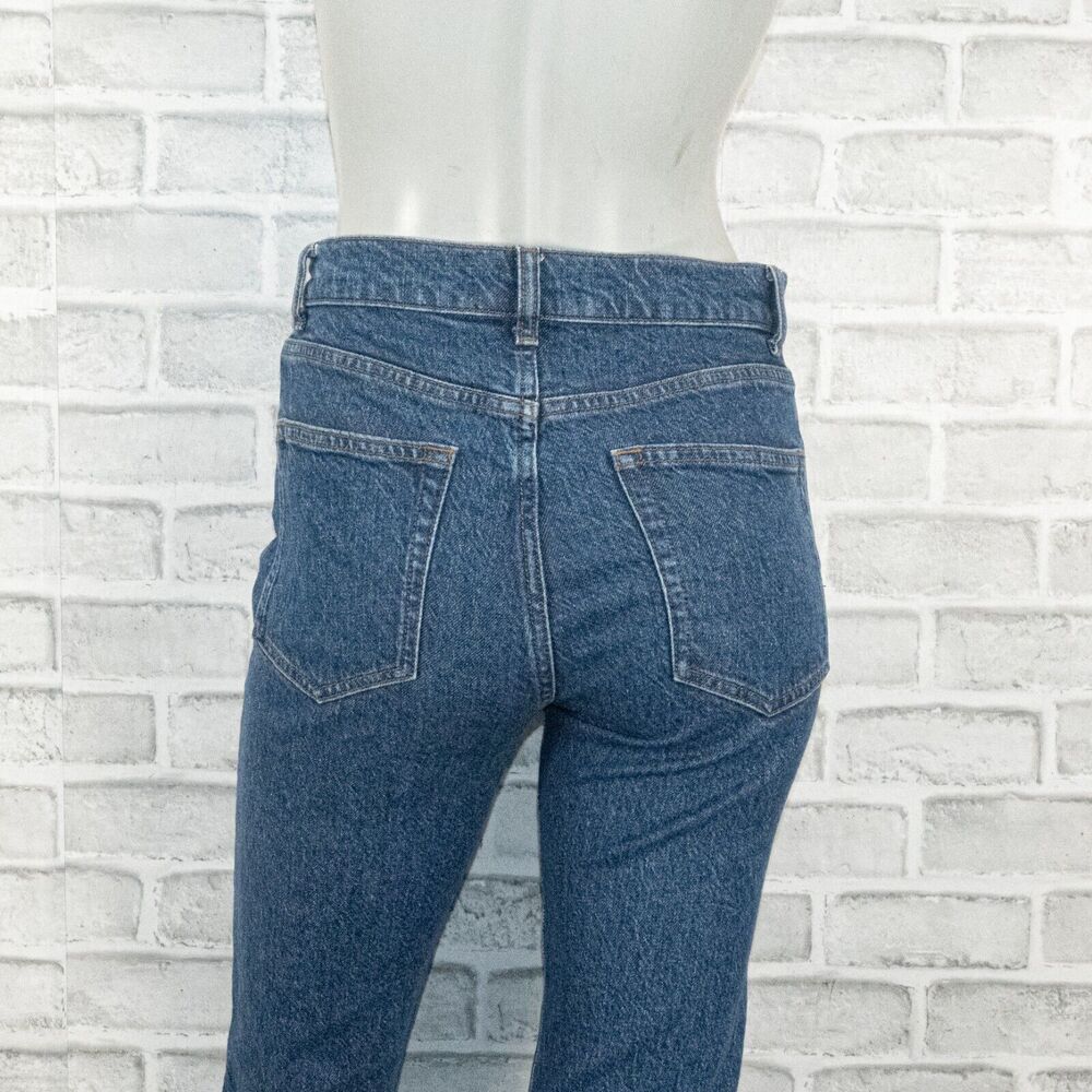 Reformation Women's Lisa High Rise Straight Leg Denim Jeans blue wash sz 26 - Picture 9 of 10